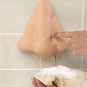 Aparat pentru sapun lichid in forma de nas Aparat pentru sapun lichid in forma de nas